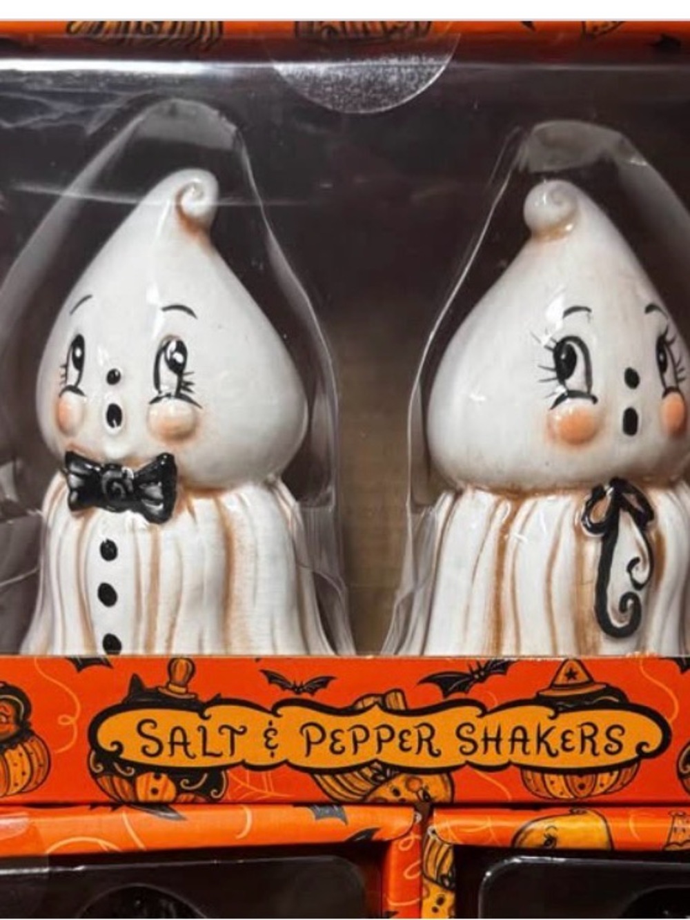 Johanna Parker Halloween Ghost Salt & Pepper Shakers -